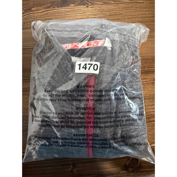 Tommy Bahama Mens Gray Heather 1/4 Zip Pullover Fleece Sweatshirt M - Picture 7 of 7